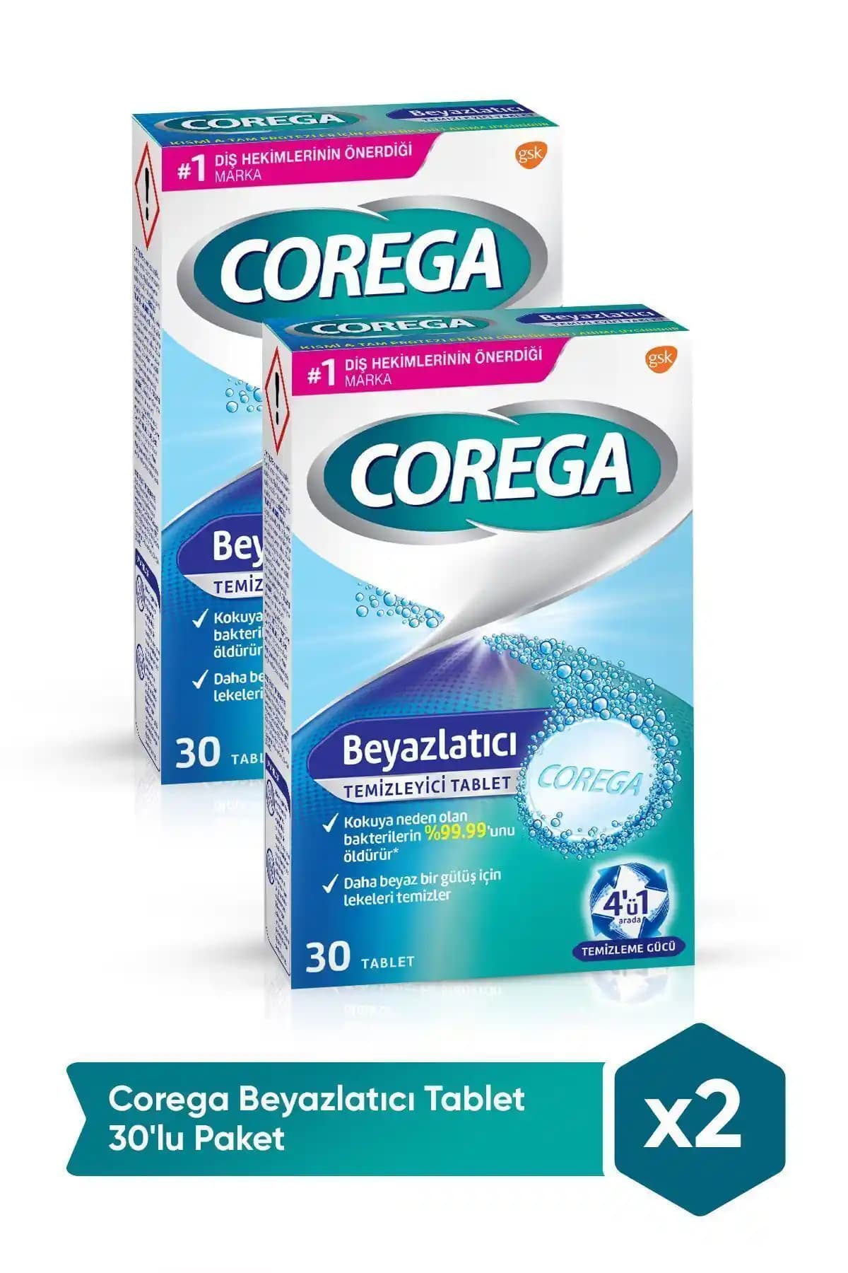 Corega Beyazlatıcı Temizleyici Tablet: Güçlü ve Etkili Diş Bakımı İçin Yenilikçi Çözüm