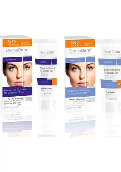 Dermaderm Gün ve Gece Kremi ile Cilt Tonunu Eşitleyen ve Lekeleri Azaltan Çözüm