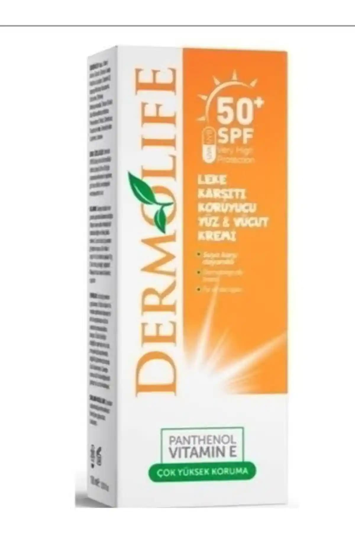 Dermolife Leke Karşıtı Güneş Kremi SPF 50+ ile Güçlü Koruma ve Cilt Bakımı