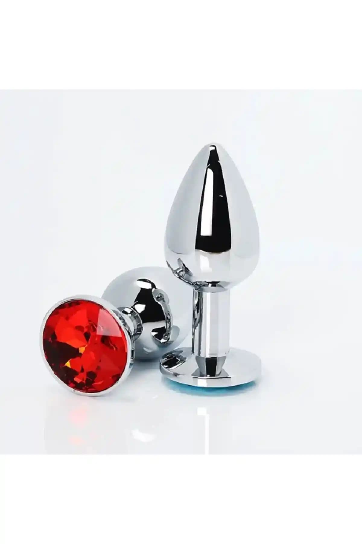 Dirtytoys Elmas Taşlı Küçük Boy Anal Vajinal Oral Plug Tıkaç Güvenli ve Estetik Tasarım