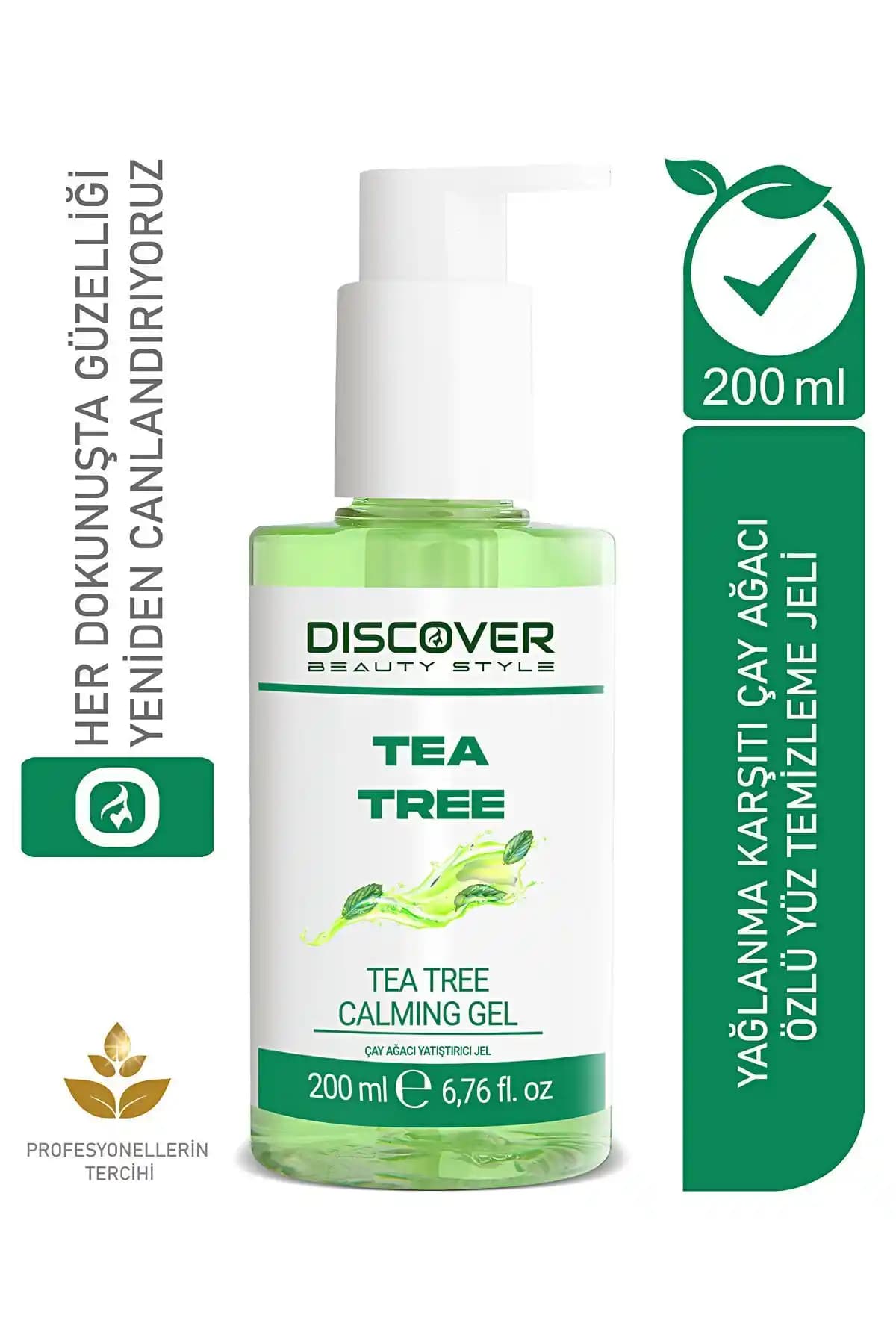 Discover Beauty Style Çay Ağacı Yüz Temizleme Jeli: Derinlemesine Temizlik ve Ferahlık Sağlayan Doğal Formül