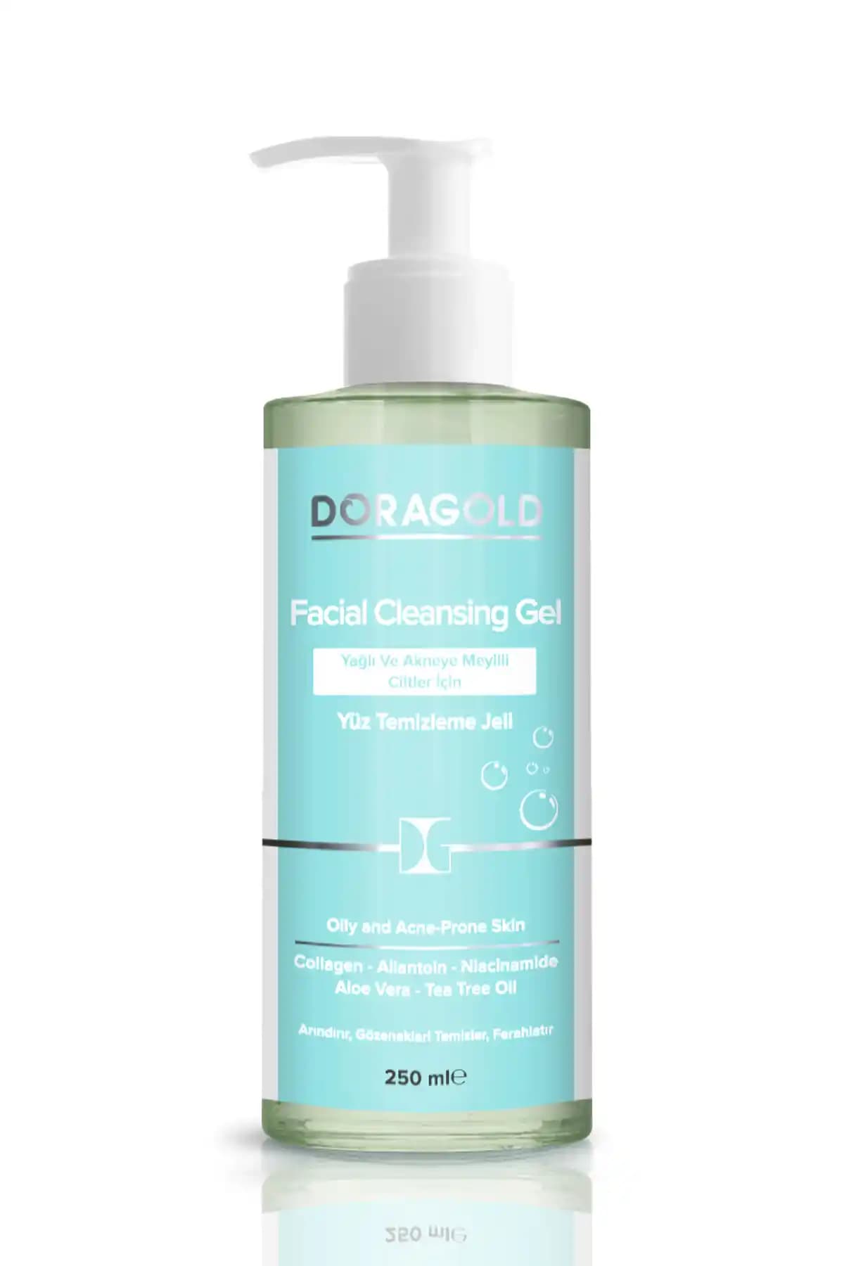 Doragold Yağlı ve Akneye Eğilimli Ciltler İçin Yüz Temizleme Jeli 250 ml