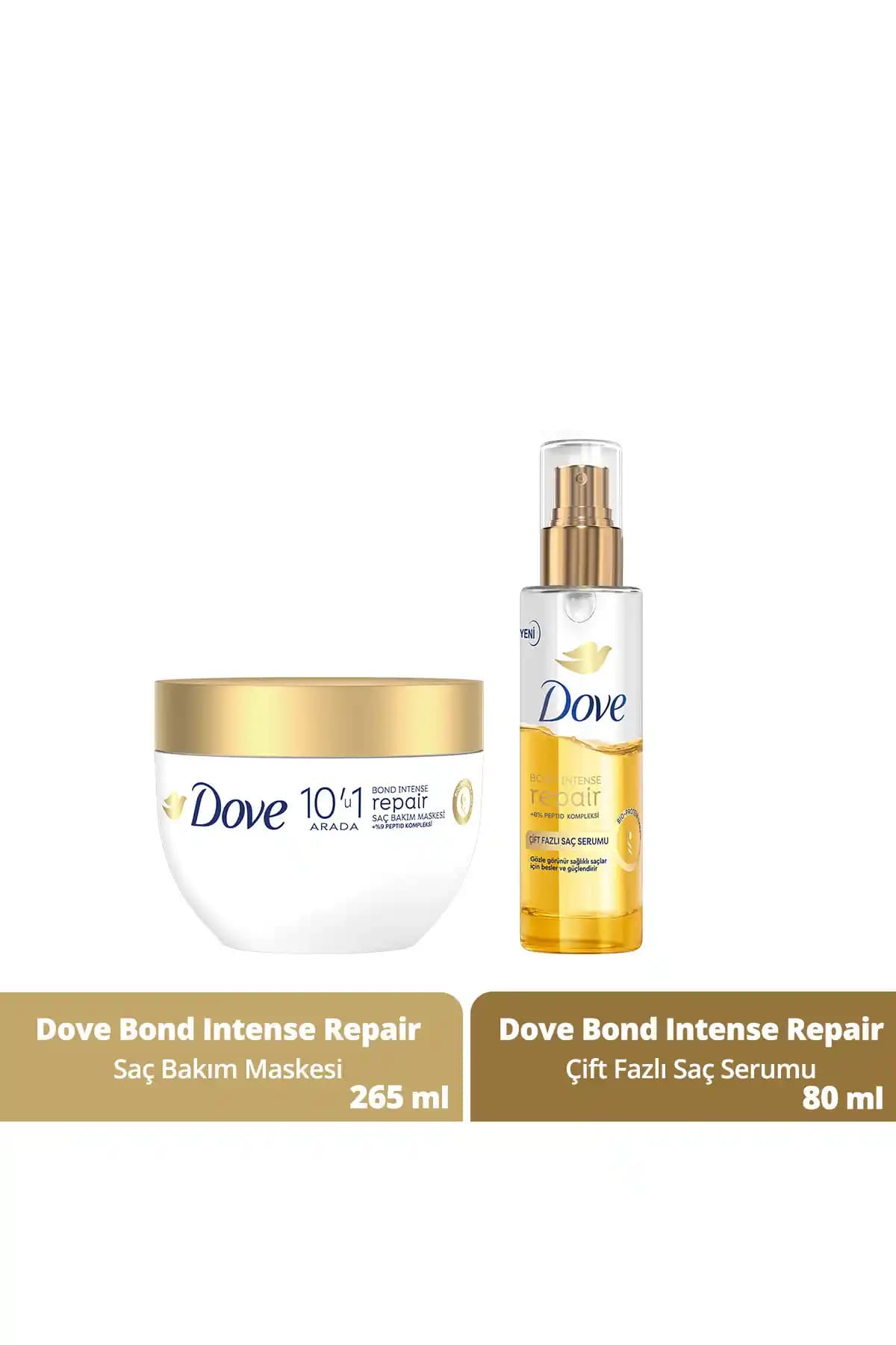 Dove 10'u 1 Arada Saç Bakım Seti: Çok Yönlü ve Etkili Saç Sağlığı Çözümü