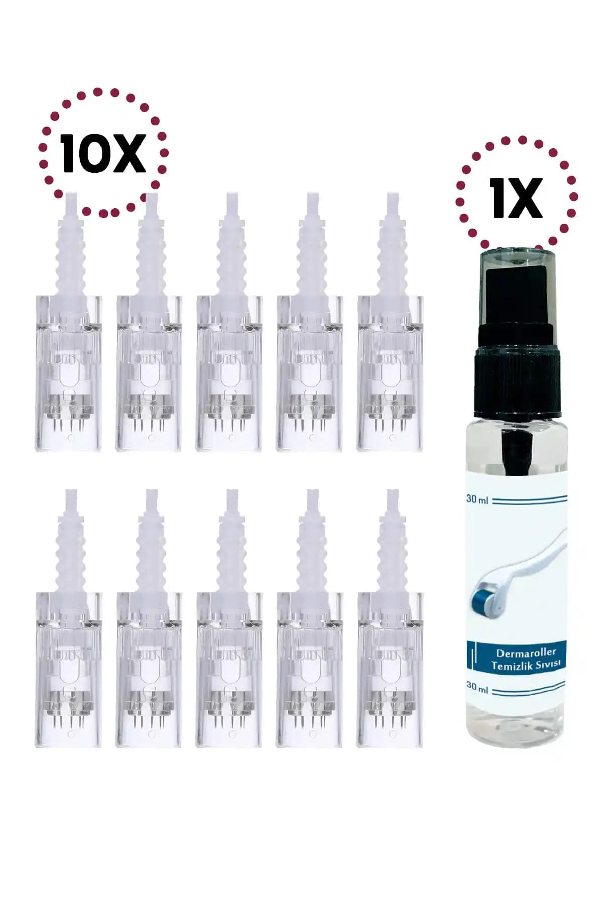 Dr.Pen 10 Adet 12 Pin Dermapen İğne Kartuşu - Güvenli ve Etkili Cilt Bakımı İçin