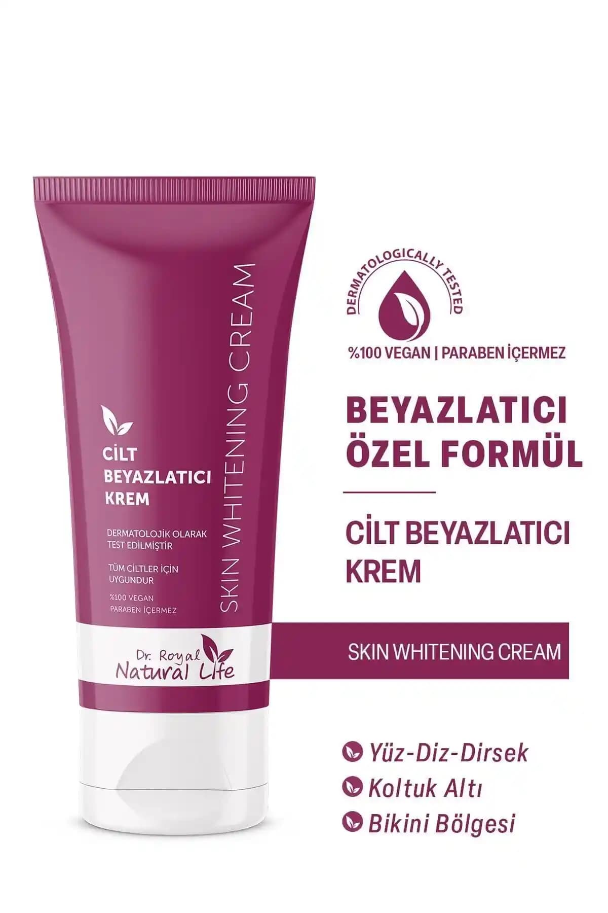 Dr.Royal Natural Life Yüz Beyazlatıcı Aynılatıcı Krem: Doğal ve Etkili Cilt Aydınlatıcı Çözüm