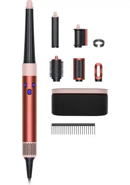 Dyson Airwrap i.d.™ Saç Şekillendirme ve Kurutma Seti Pembe StrawBerry Bronze Renkli