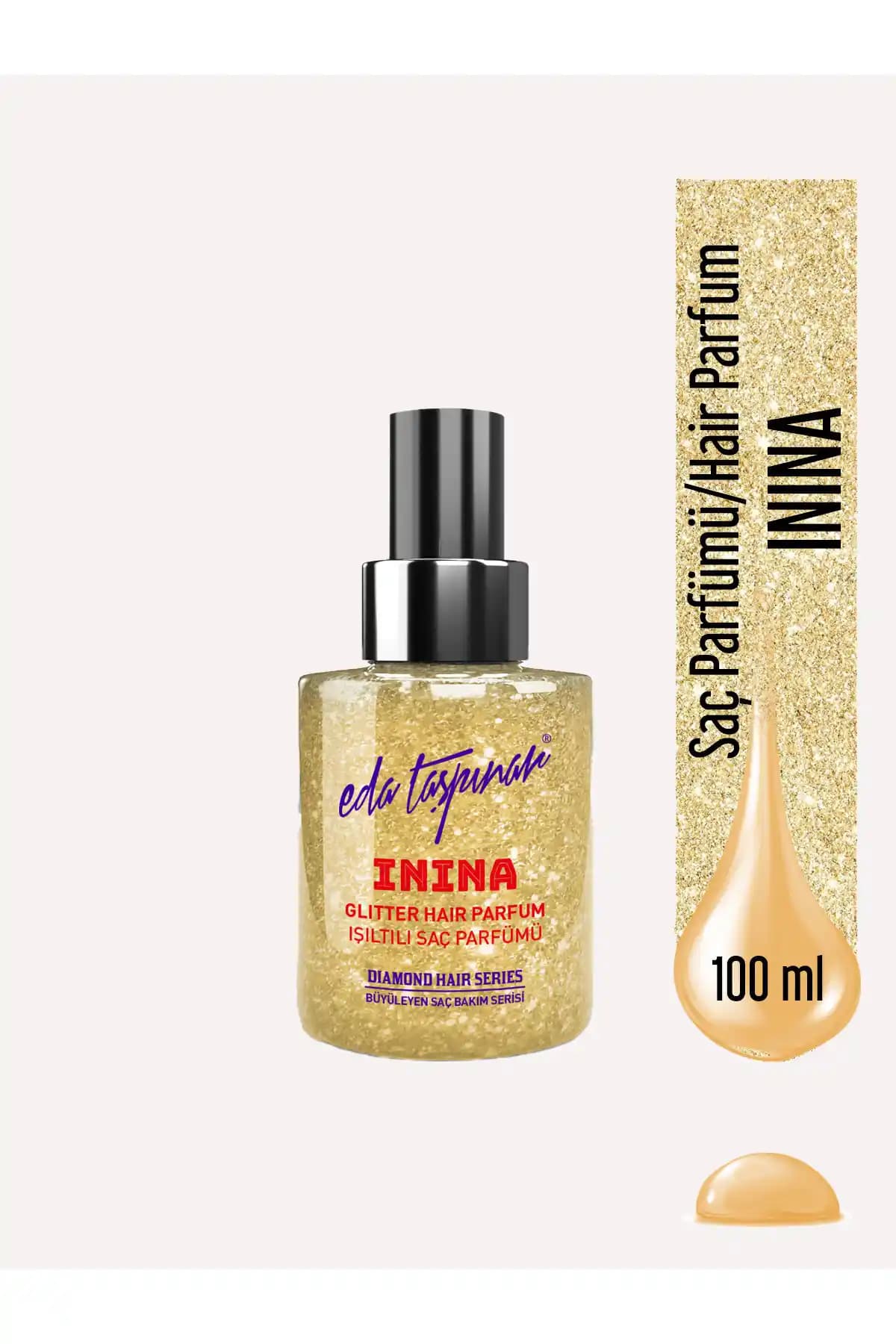 Eda Taşpınar Inina Simli Saç Parfümü: Parlaklık ve Ferahlık Sağlayan Günlük Kullanım Ürünü