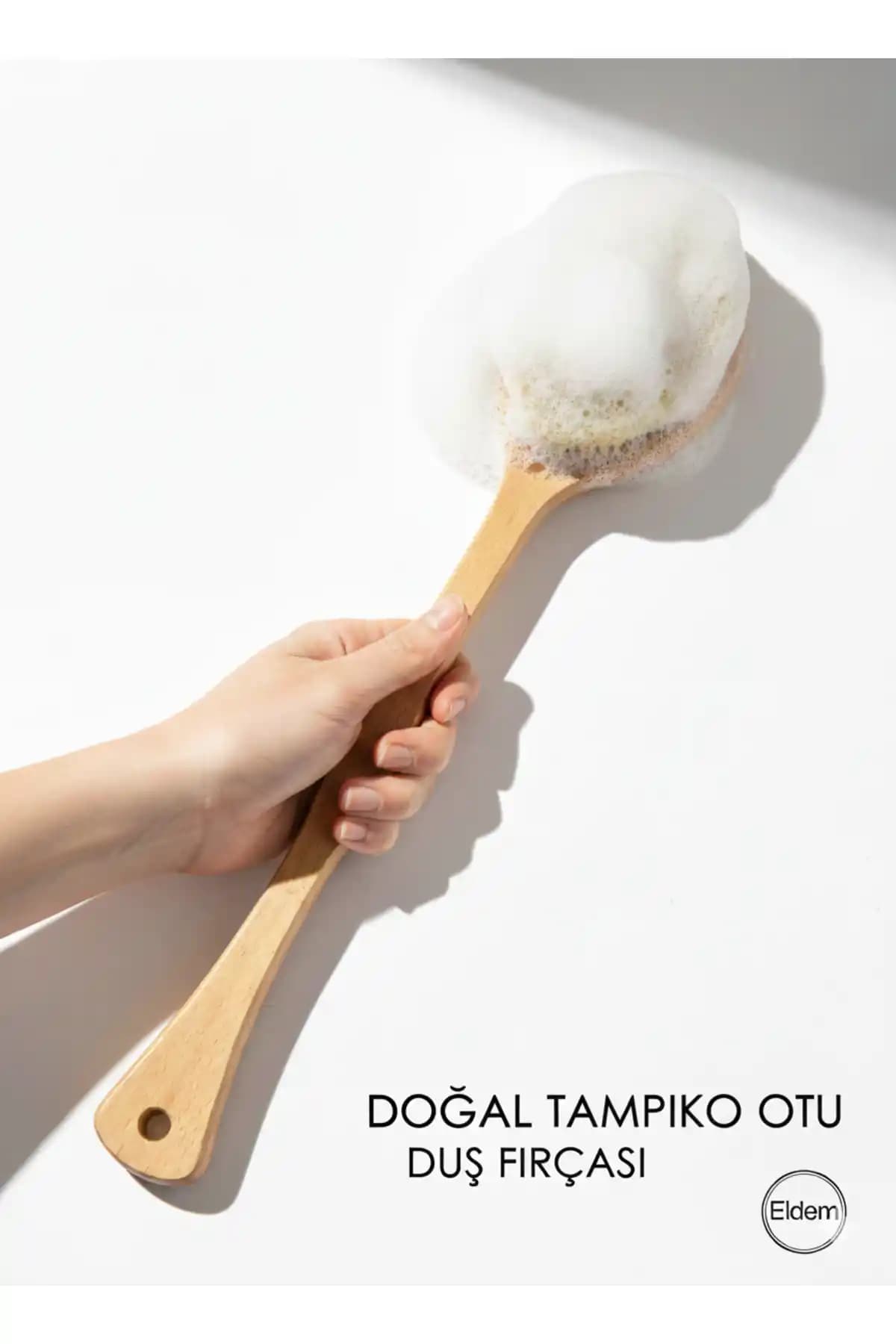 Efsoon Organics Sert Kıllı Sırt Fırçası Doğal ve Etkili Cilt Bakım Aracı