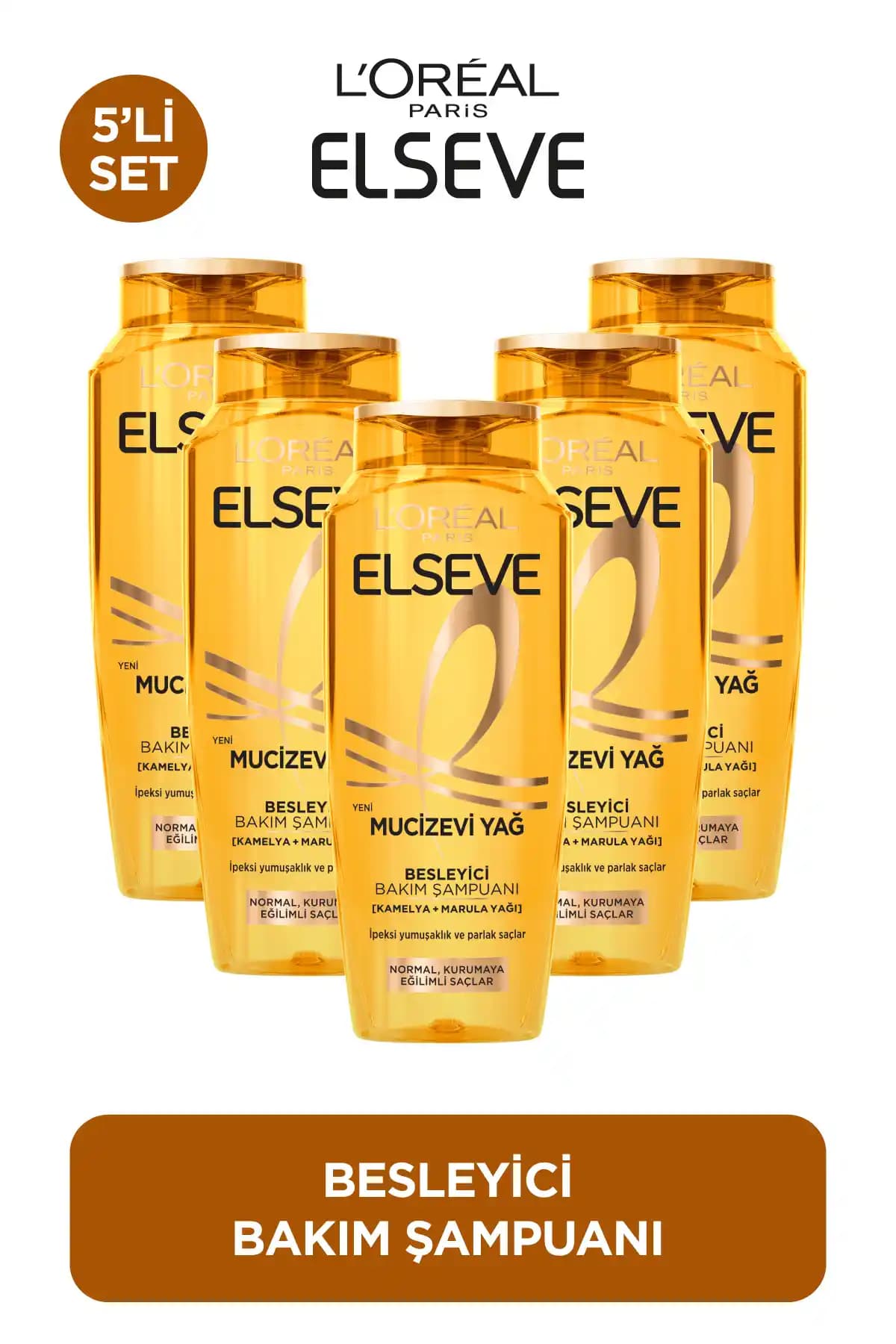 Elseve Mucizevi Yağ Besleyici Bakım Şampuanı: Saçlara Derinlemesine Bakım ve Parlaklık Sağlar