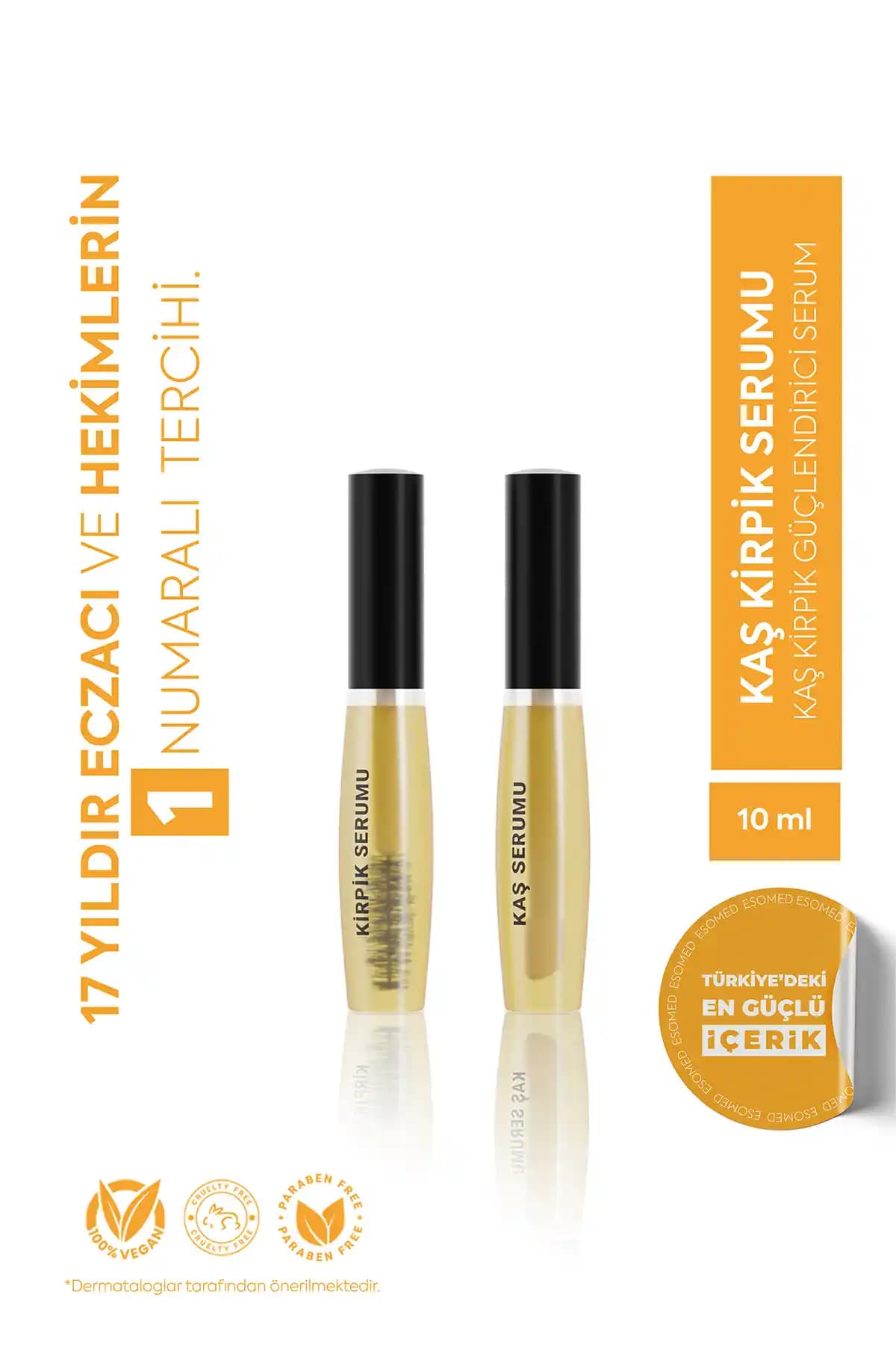 Esomed Kaş ve Kirpik Serumu: Doğal İçeriklerle Güçlendiren ve Uzatan Bakım Ürünü