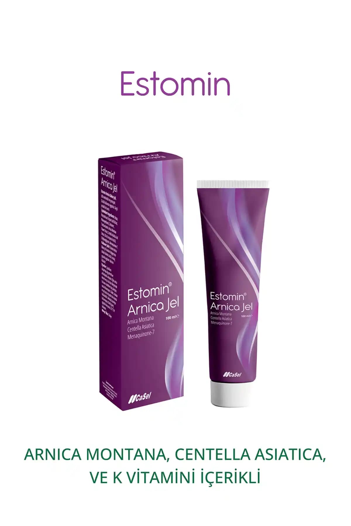 Estomin Arnica Jel 100 ml Doğal Onarıcı ve Kas Ağrısı Giderici Çözüm