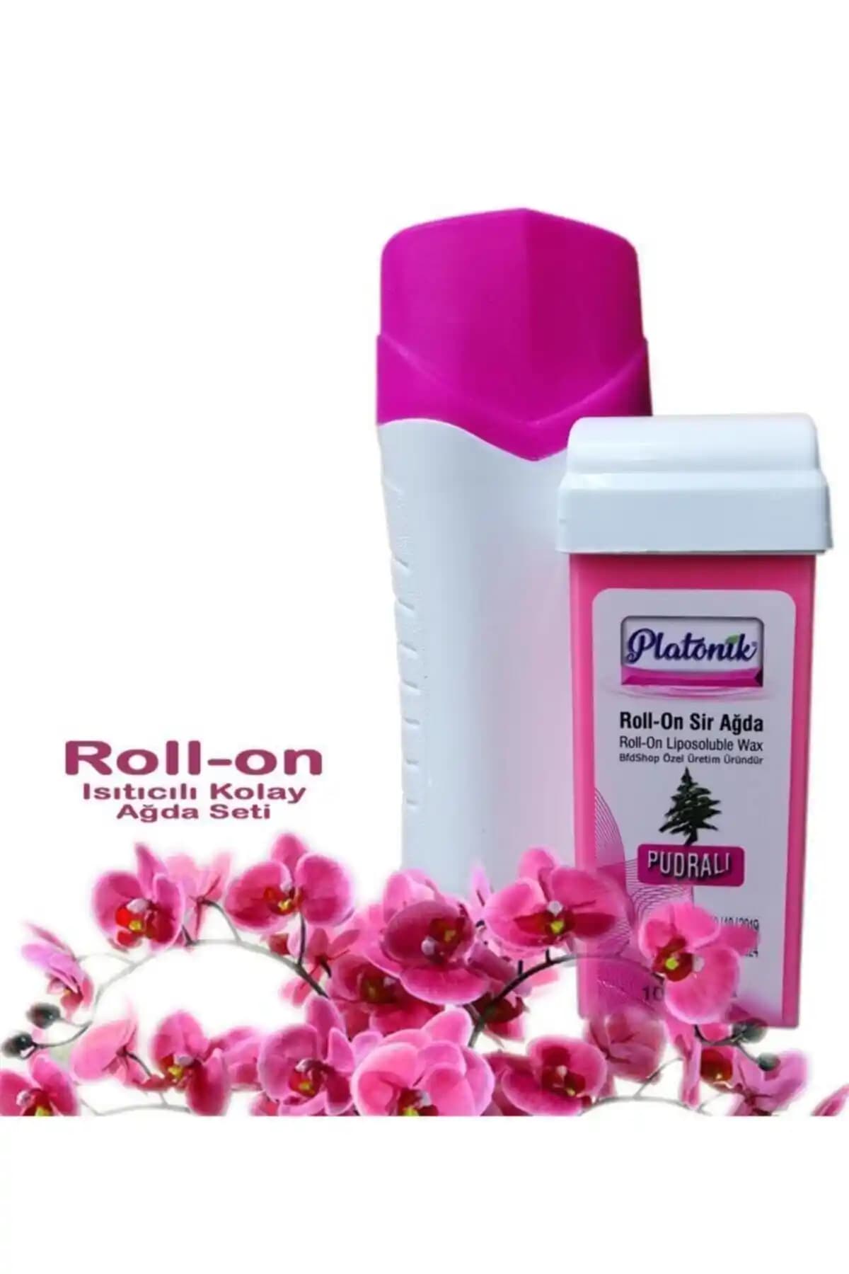 Evde Profesyonel Sonuçlar İçin Hassas Ciltlere Uygun Platonik Roll-on Ağda Seti