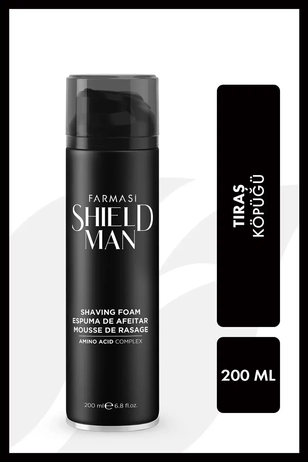 Farmasi Shield Man Tıraş Köpüğü: Doğal ve Hassasiyet Önleyici Erkek Bakım Ürünü