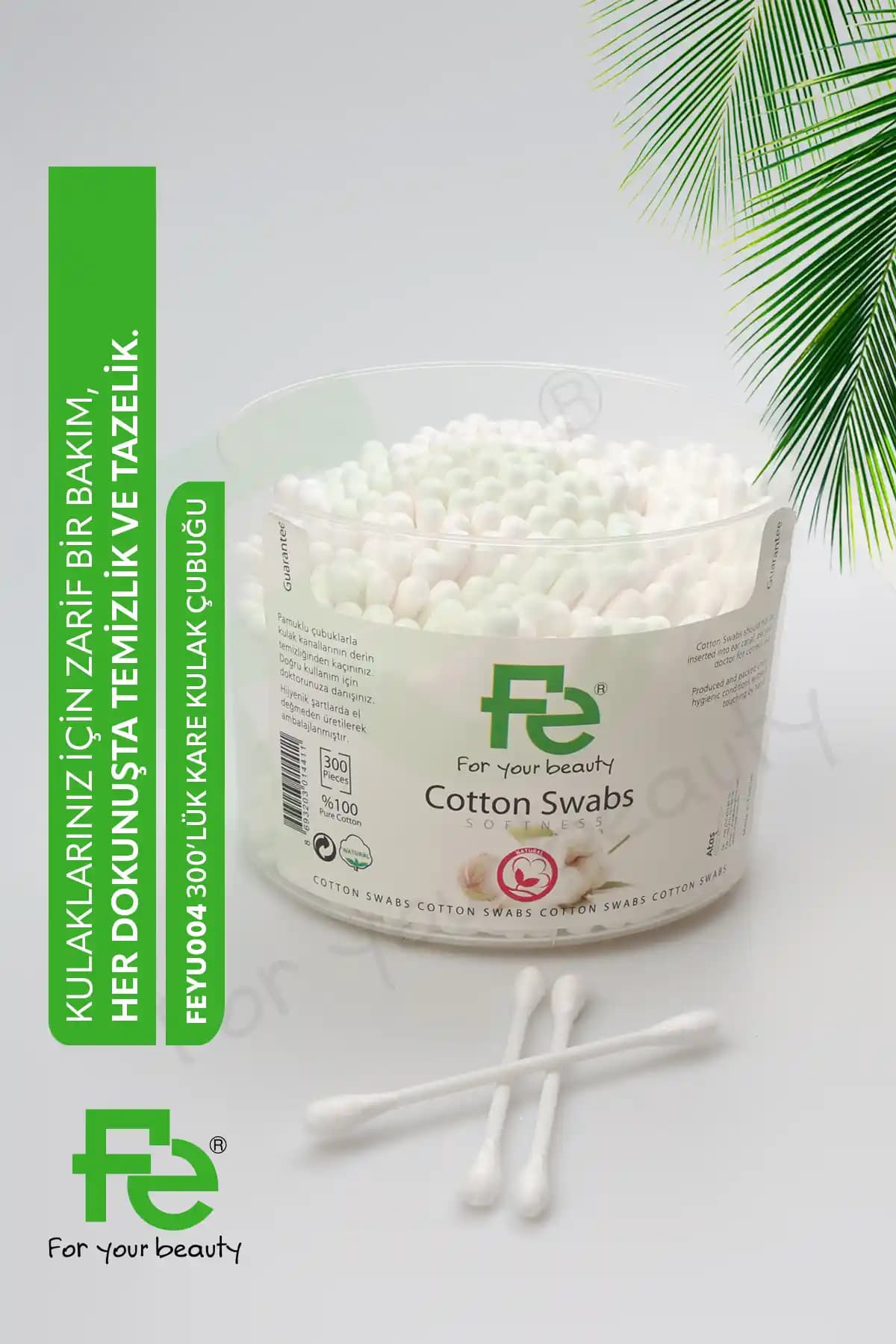 Fe Kulak Çubuğu 300'lü: Günlük Kullanım İçin Güvenilir ve Ekonomik Kulak Temizleme Çubuğu