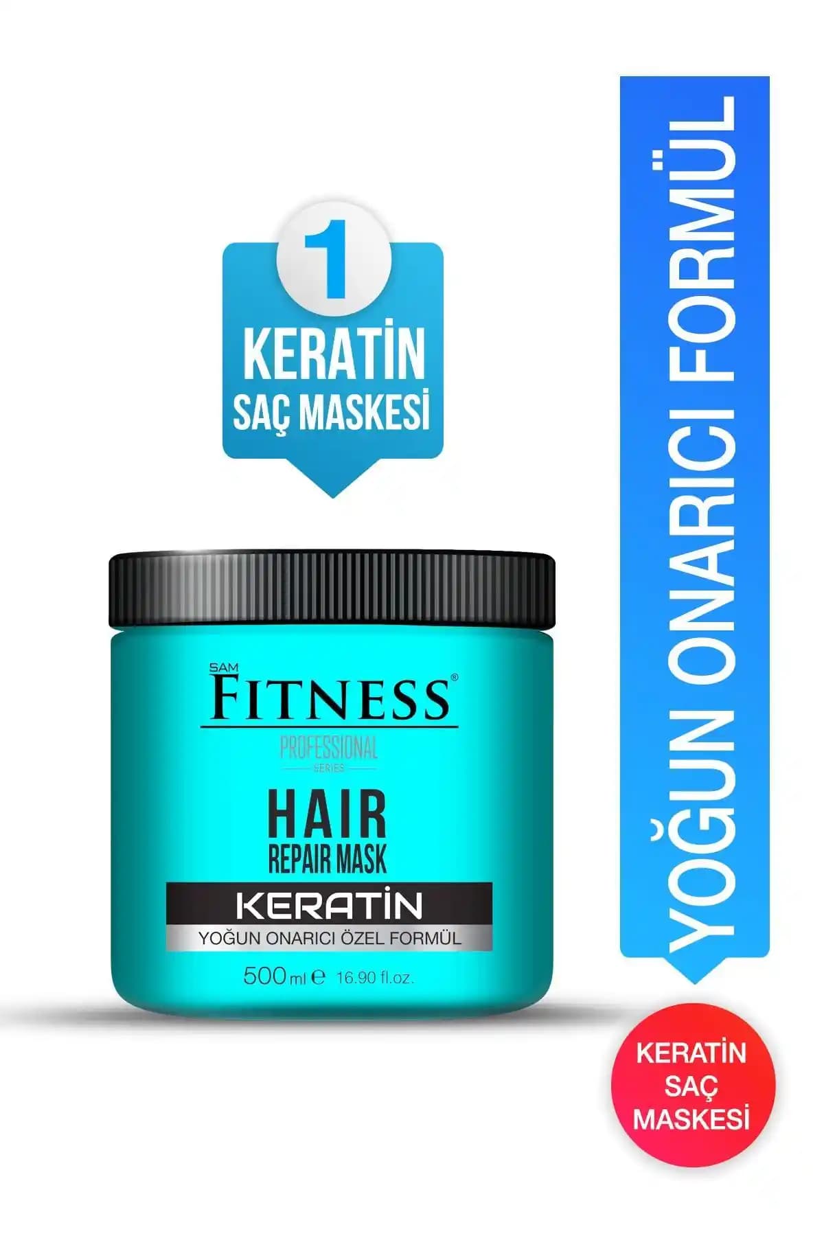 Fitness Profesyonel Yoğun Onarıcı Keratin Saç Maskesi ile Saçlarınızda Güç ve Parlaklık