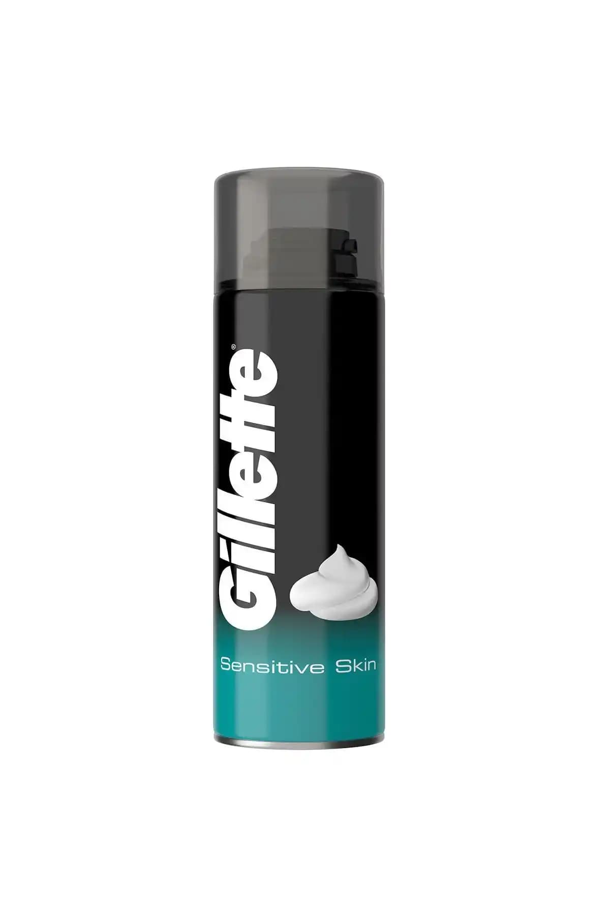 Gillette 200 Ml Hassas Tıraş Köpüğü Erkekler İçin Güvenilir ve Pratik Kullanım Sağlar