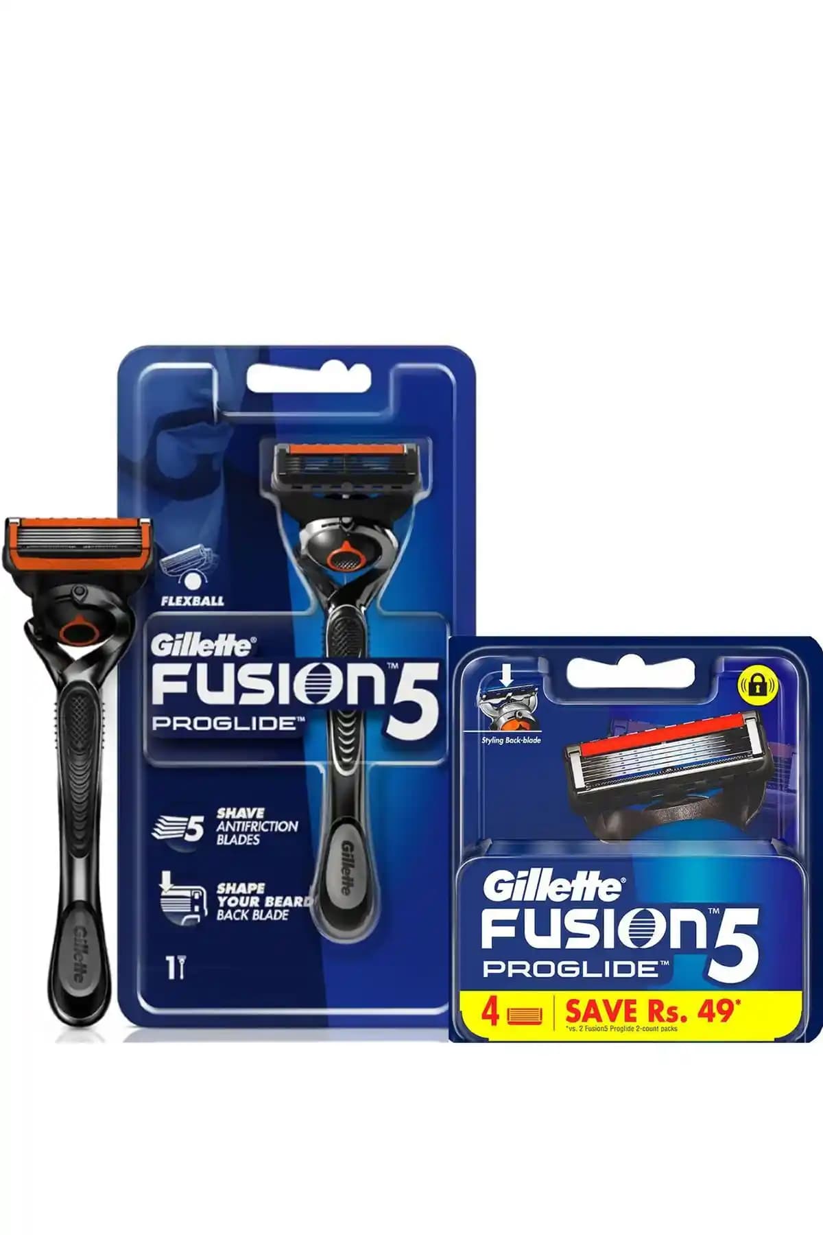 Gillette Fusion5 Proglide Tıraş Makinesi ve Yedek Bıçak Seti: Yüksek Performanslı ve Konforlu Tıraş Deneyimi