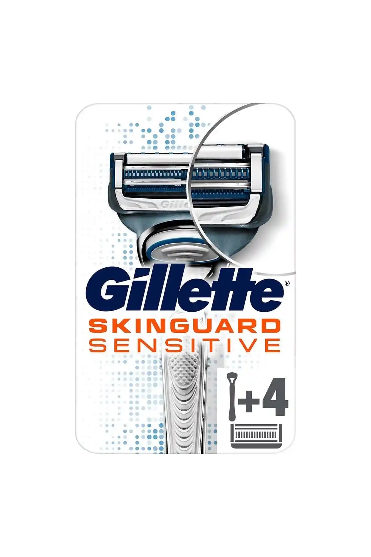 Gillette Skinguard Tıraş Makinesi ve Yedek Bıçaklar Hassas Ciltler İçin Güvenli Çözüm
