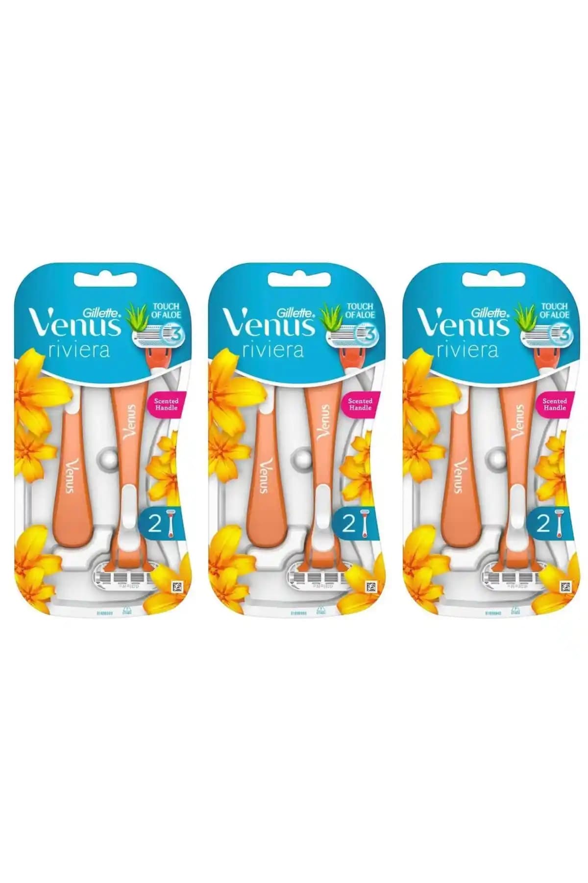 Gillette Venus Riviera 2'li Yedek Tıraş Bıçağı Seti Hassas Ciltler İçin Pratik ve Hijyenik Kullanım