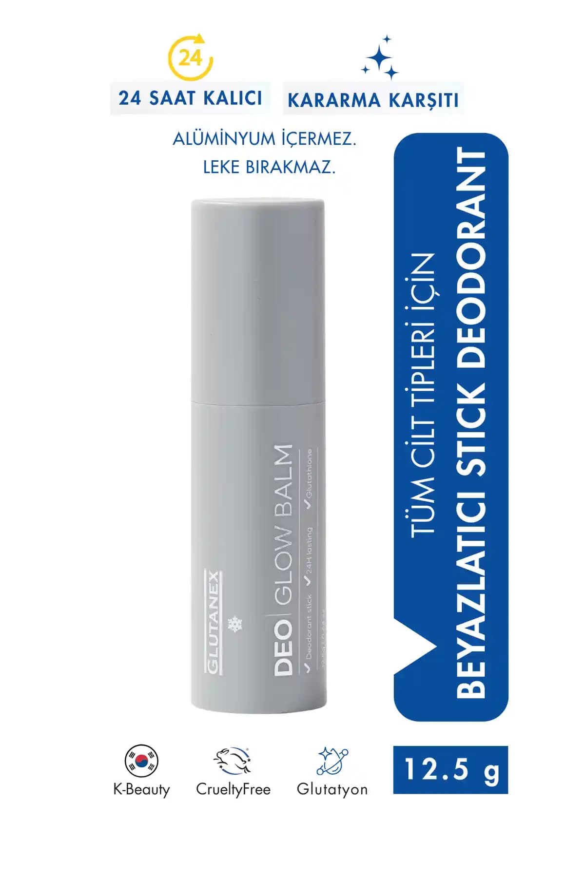 Glutanex Kararma Karşıtı Beyazlatıcı Stick Deodorant Günlük Kullanım İçin Güvenilir ve Etkili Çözüm