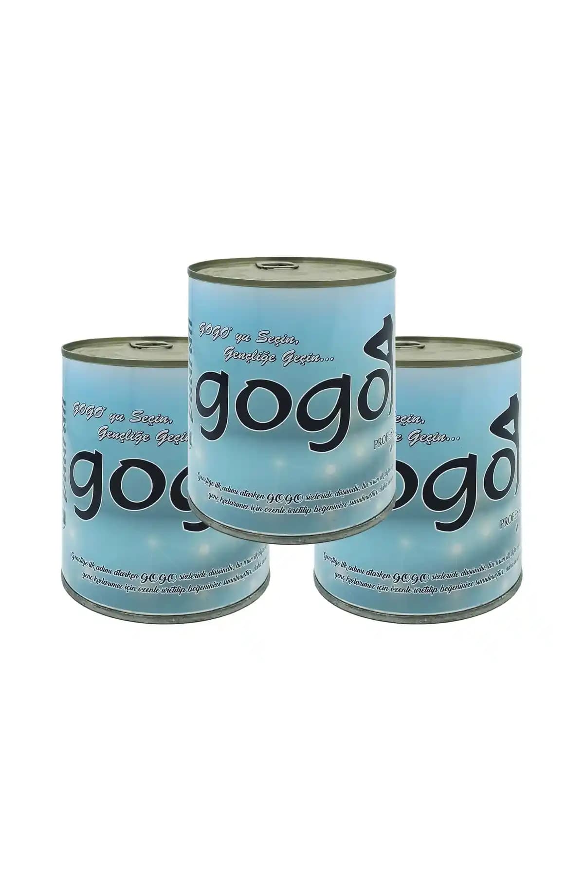 Gogo Professional Konserve Pudralı Ağda 3'lü Paket Doğal ve Pratik Kullanım İçin