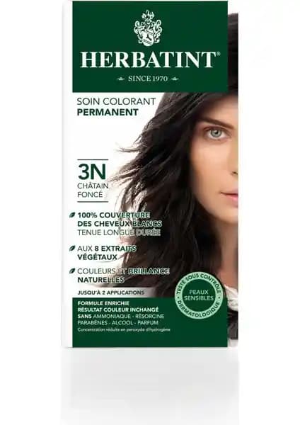 Herbatint Kalıcı Bitkisel Saç Boyası Dark Chestnut 3N Koyu Kestane: Doğal ve Güçlü Renk Deneyimi