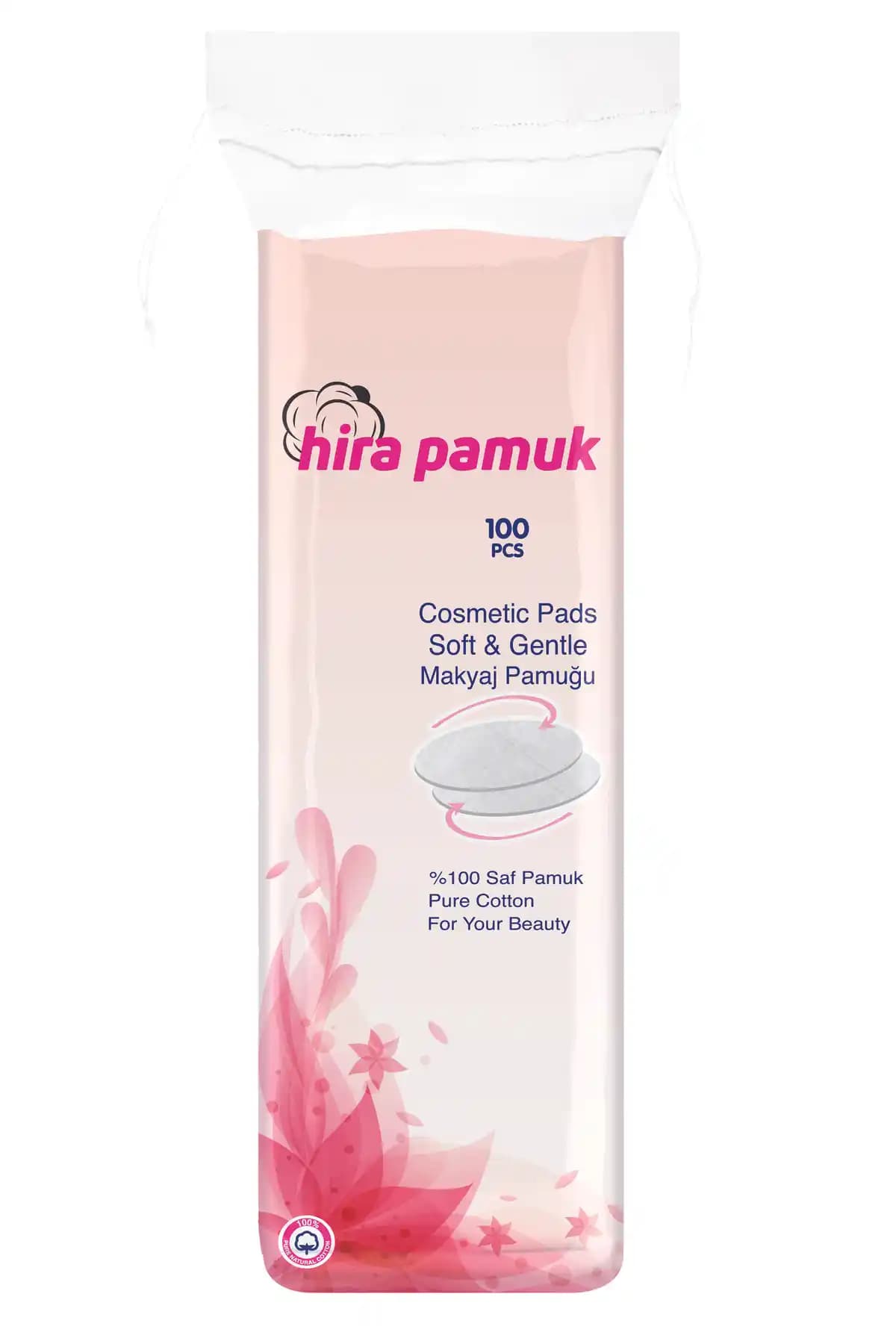 Hira Pamuk Makyaj Pamuğu Disk 100'lü: Yumuşak ve Güçlü Temizlik İçin Güvenilir Seçenek