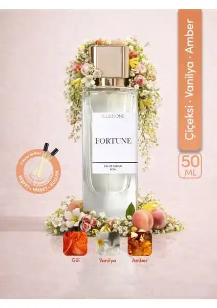 İllusione Fortune EDP Kadın Parfümü: Zarafet ve Çekiciliğin Modern Simgesi