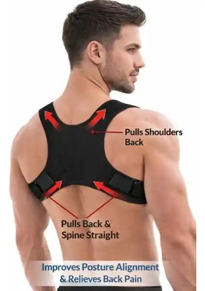 Kamburluk Önleyici Dik Duruş Korsesi ile Günlük Postür Desteği ve Sağlık İyileştirmeleri