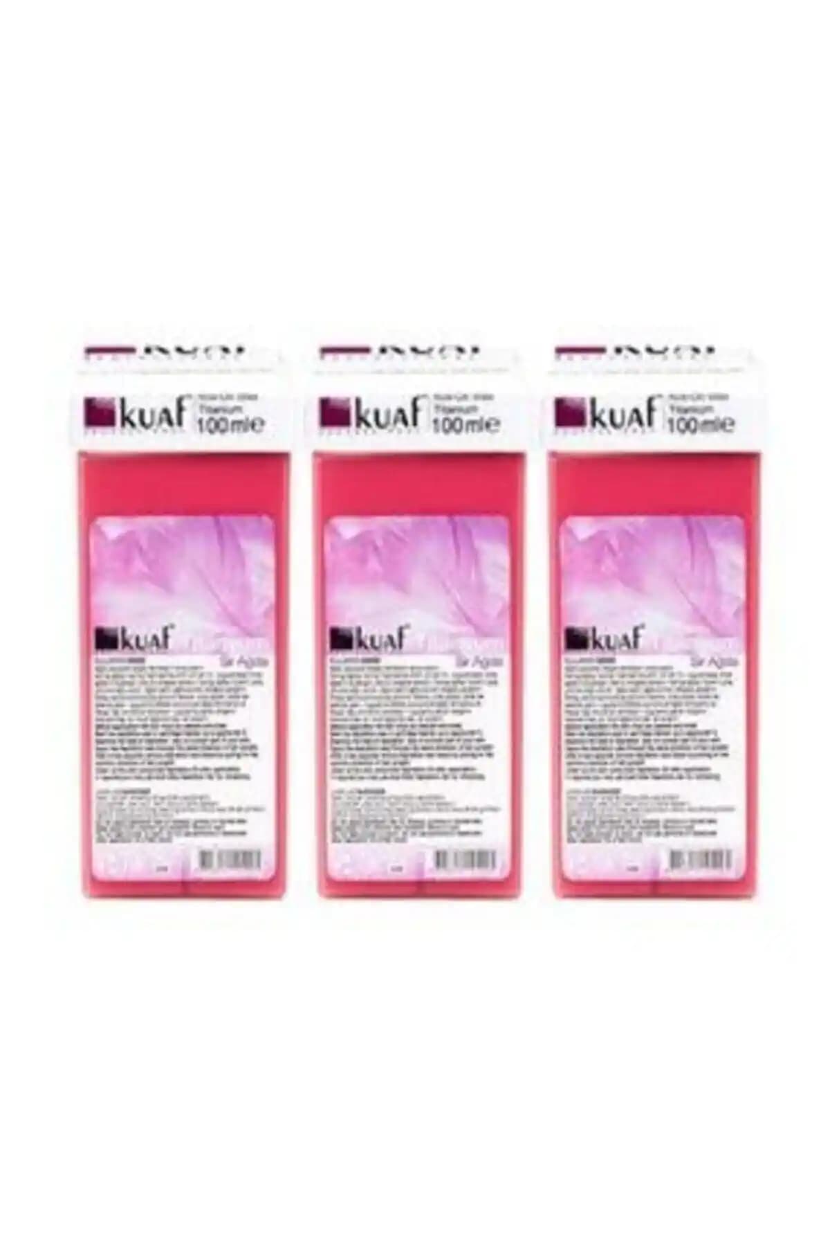 Kuaf Kartuş Ağda 3'lü Titanyum Seti Pratik ve Dayanıklı Cilt Bakım Ürünü