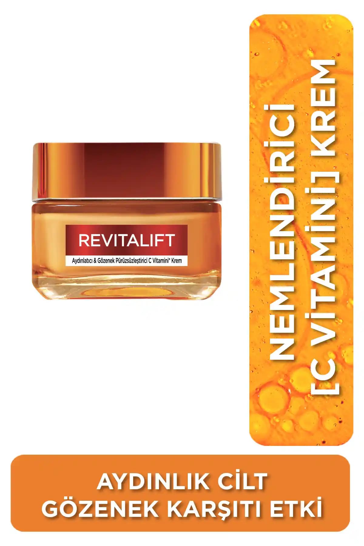 L'Oreal Paris Revitalift Clinical C Vitamini Kremi ile Cilt Aydınlatma ve Gözenek Sıkılaştırma