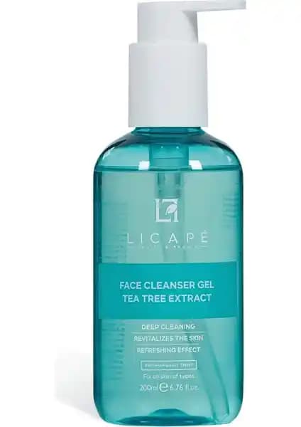 Licape Çay Ağacı Özlü Yüz Temizleme Jeli: Doğal ve Etkili Cilt Temizliği İçin Günlük Kullanım