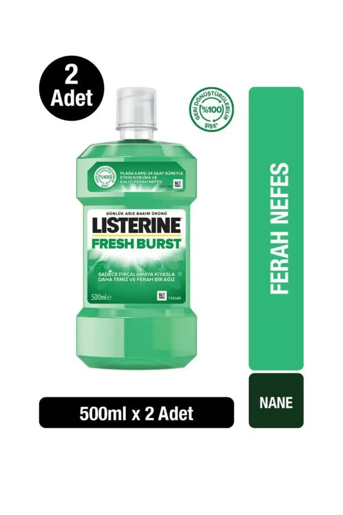Listerine Fresh Burst Ağız Bakım Suyu: Ferahlatıcı ve Güvenilir Ağız Hijyeni Çözümü