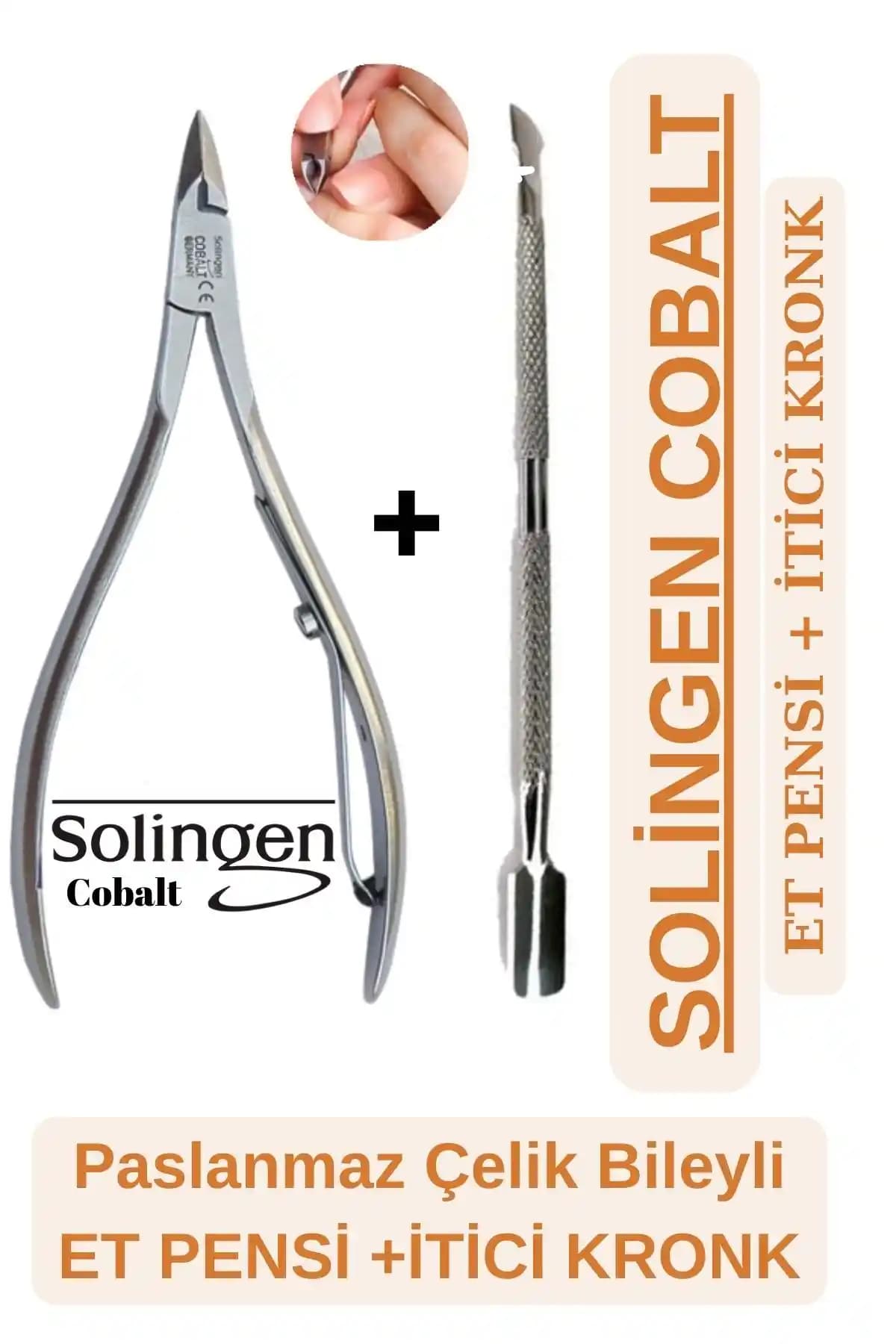 Luchs Solingen Cobalt 2'li Manikür ve Pedikür Seti Kaliteli ve Dayanıklı Tasarım