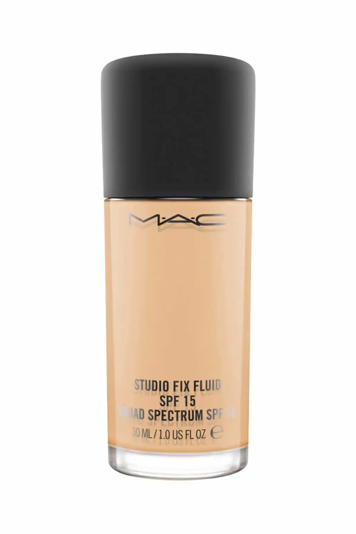 Mac Studio Fix Fluid SPF 15 NC25: Orta ve Tam Kapatıcı, Güneş Koruyucu, Mat Görünüm Sağlayan Fondöten