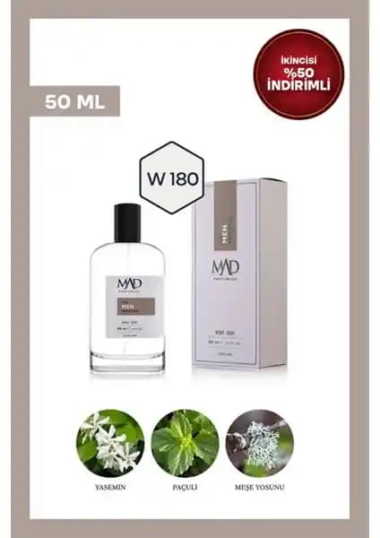 Mad Parfüm Mad W180 Selective Erkekler İçin Odunsu ve Ferah Kokulu Parfüm