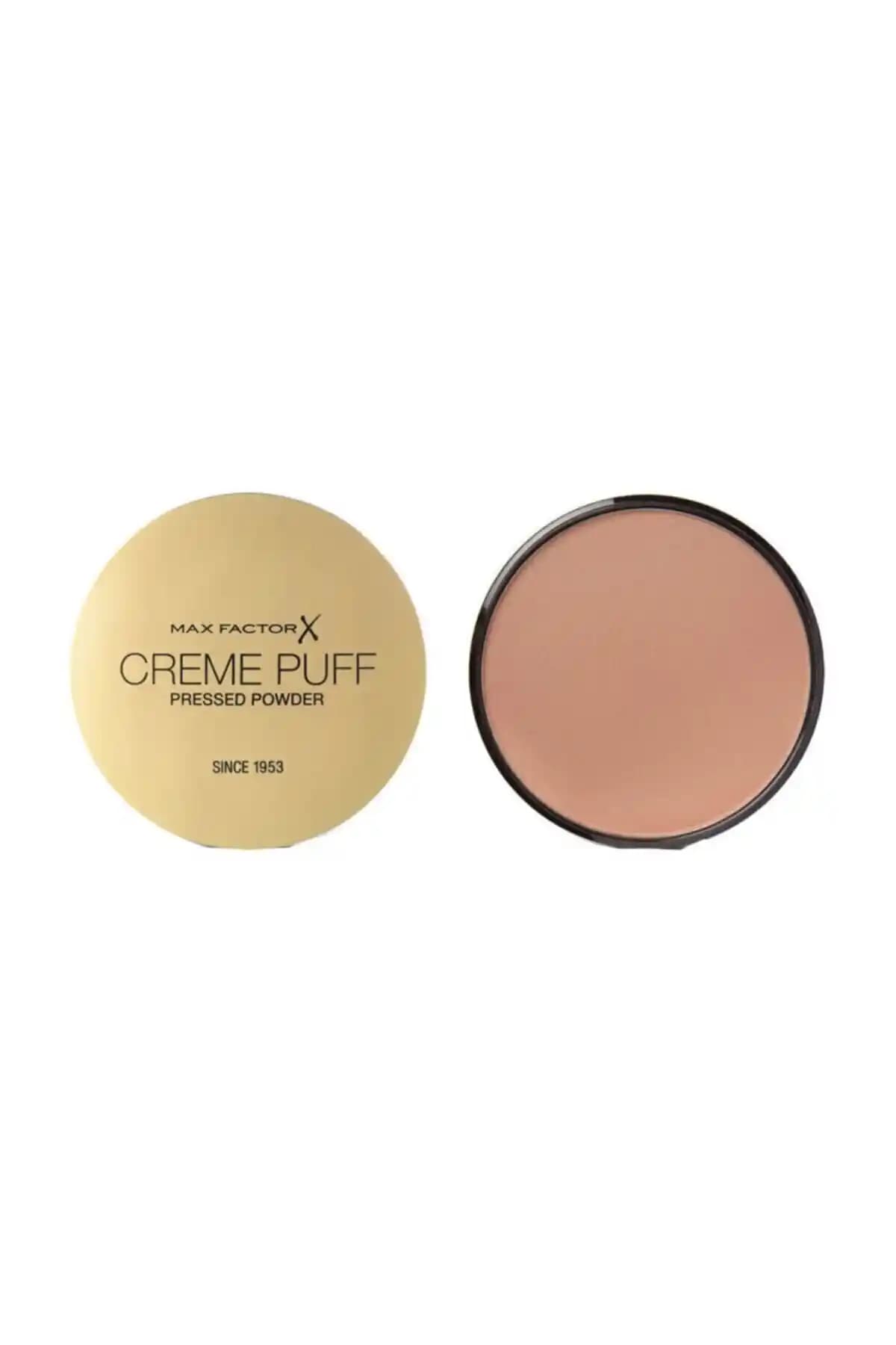 Max Factor Creme Puff Pudra 13 Nouveau Beige - Doğal ve Mat Görünüm Sağlayan Kompakt Makyaj Ürünü
