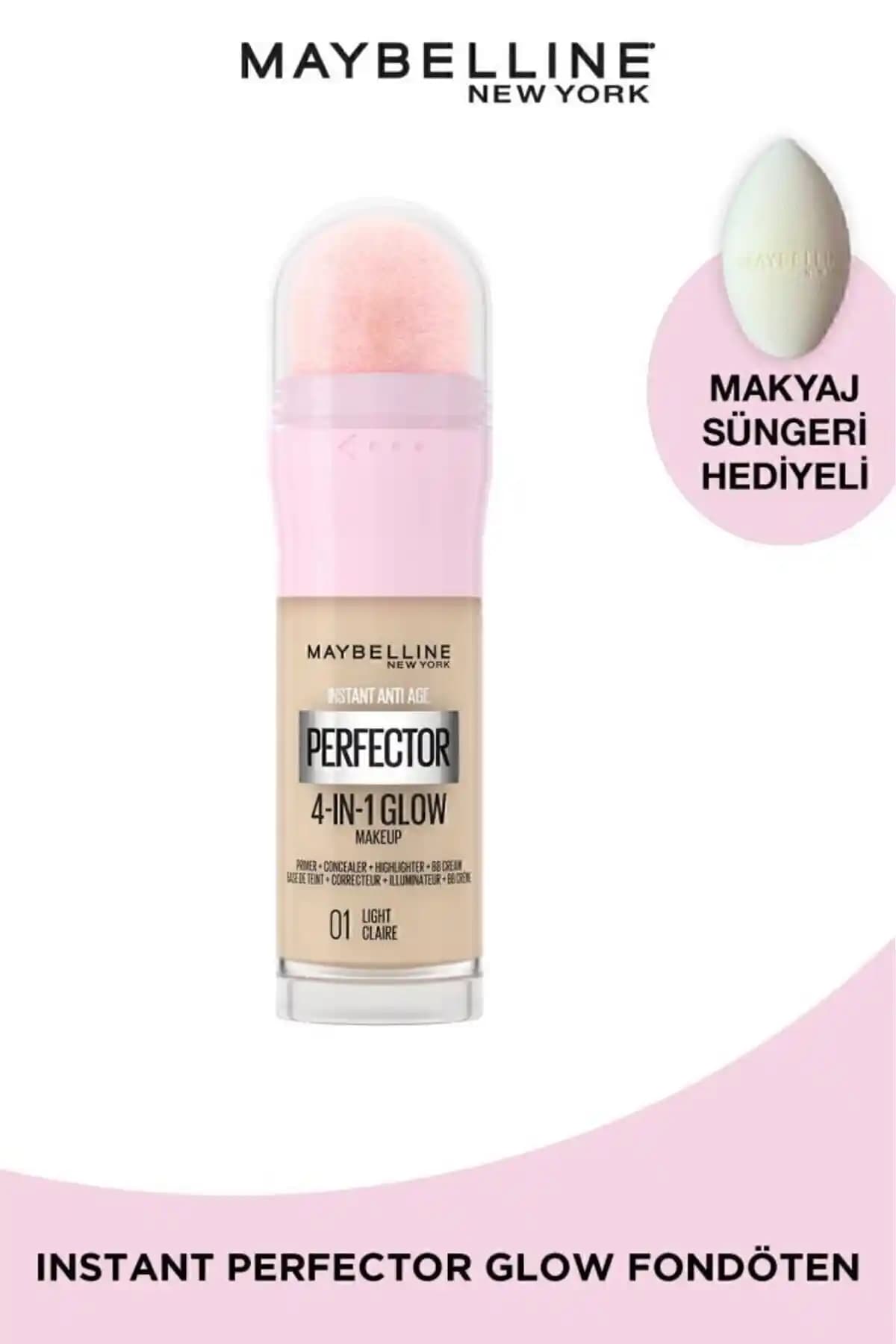 Maybelline New York Instant Perfector Glow 4 Etki ile Günlük Doğal Makyaj Ürünü İncelemesi