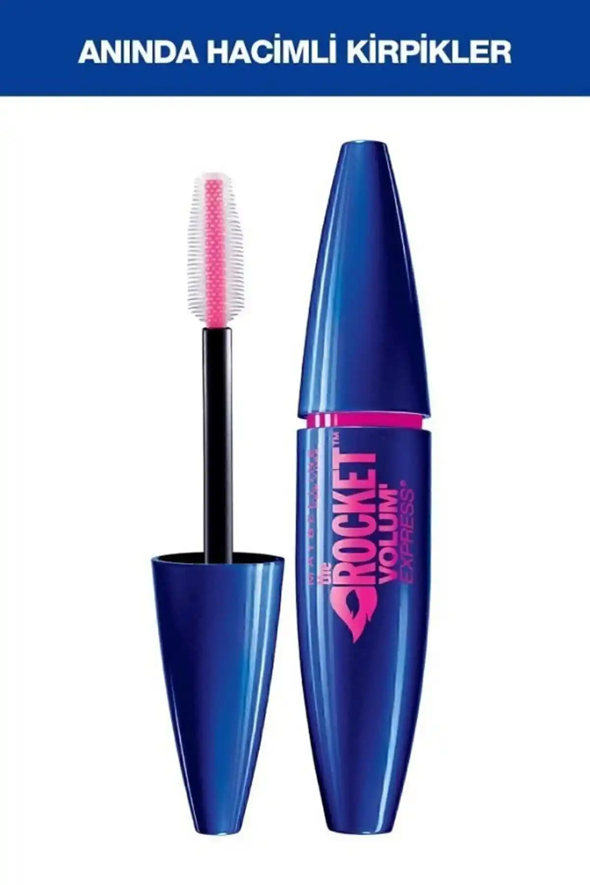 Maybelline New York Rocket Maskara Siyah ile Hacim ve Uzunluk Artışında Etkili Çözüm