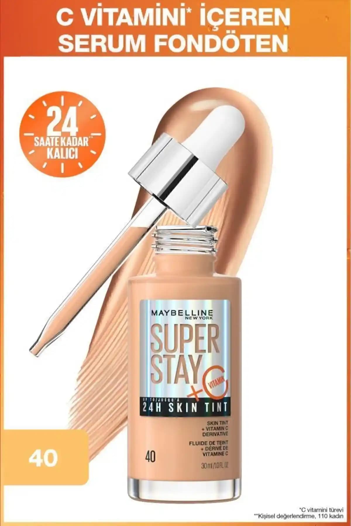 Maybelline New York Super Stay Skin Tint Fondöten: Doğal ve Kalıcı Günlük Makyaj İçin