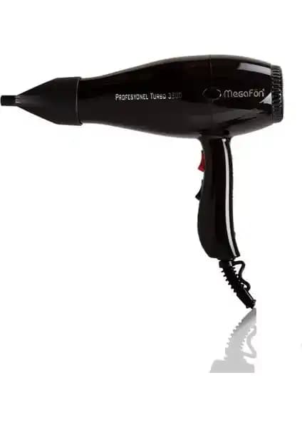 Megafön Profesyonel Turbo 3500 2300W Kuaför Fön Makinesi: Güçlü ve Dayanıklı Profesyonel Kullanım