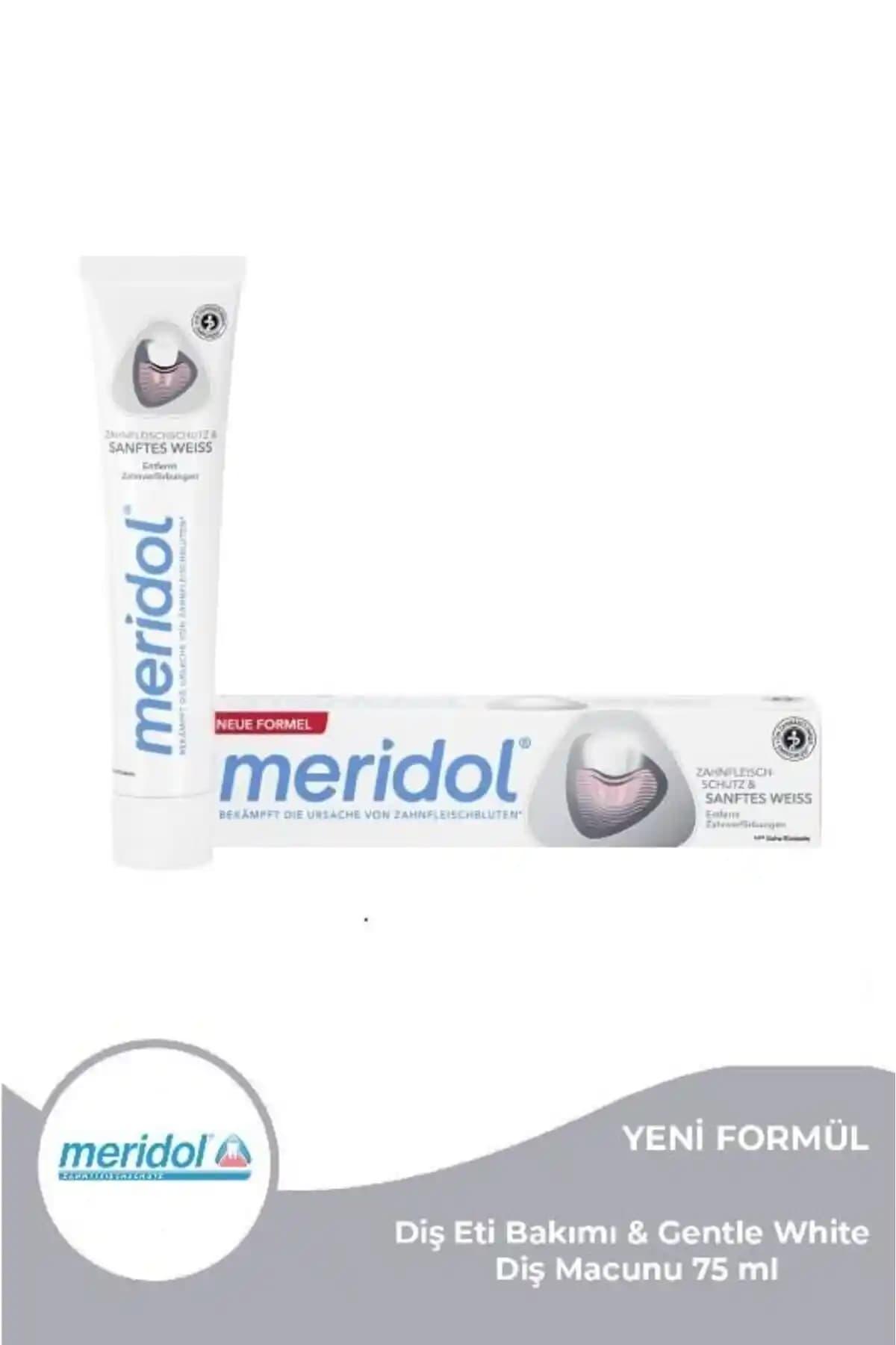 Meridol Gentle White 75 ml Diş Macunu: Hassas Dişler İçin Güvenilir Temizlik ve Beyazlatma
