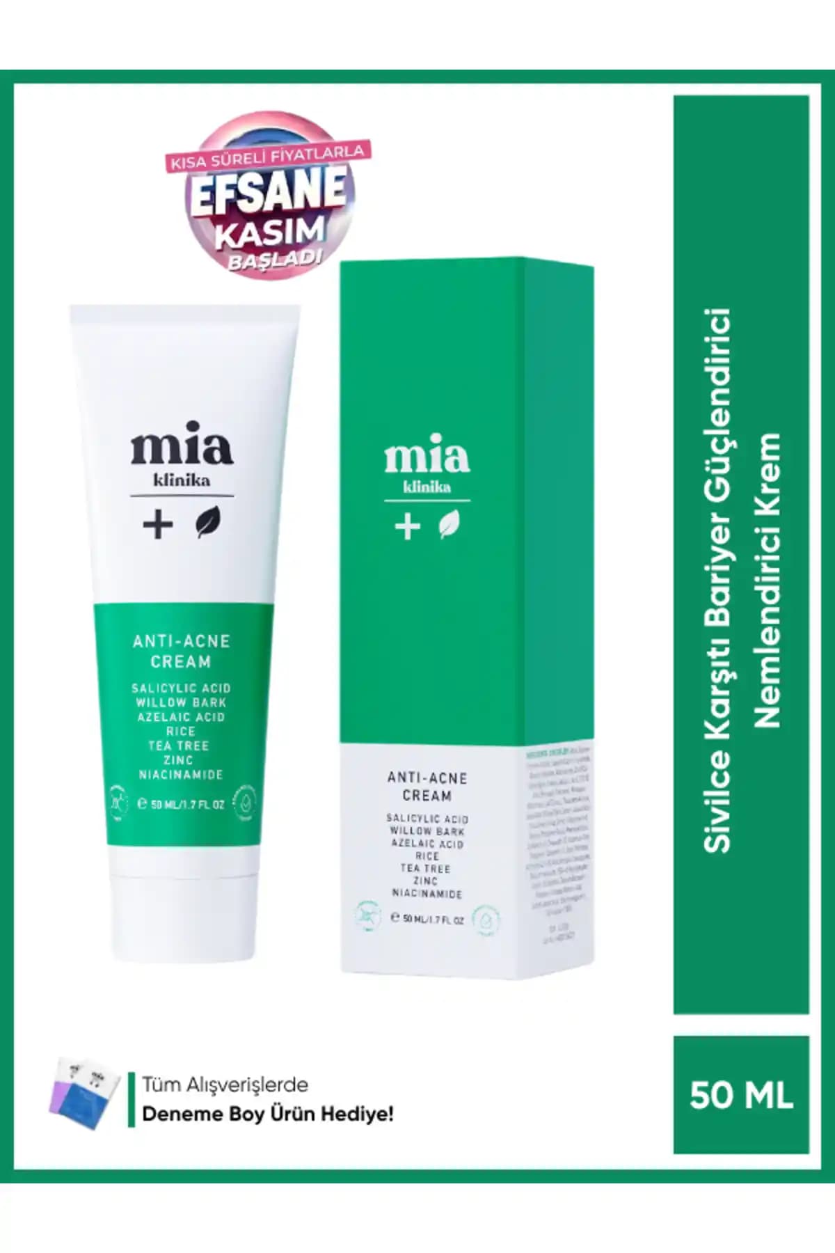 Mia Klinika Akne ve Yağlı Ciltler İçin Bariyer Güçlendirici Nemlendirici Krem Ürün Tanıtımı ve Kullanım Rehberi