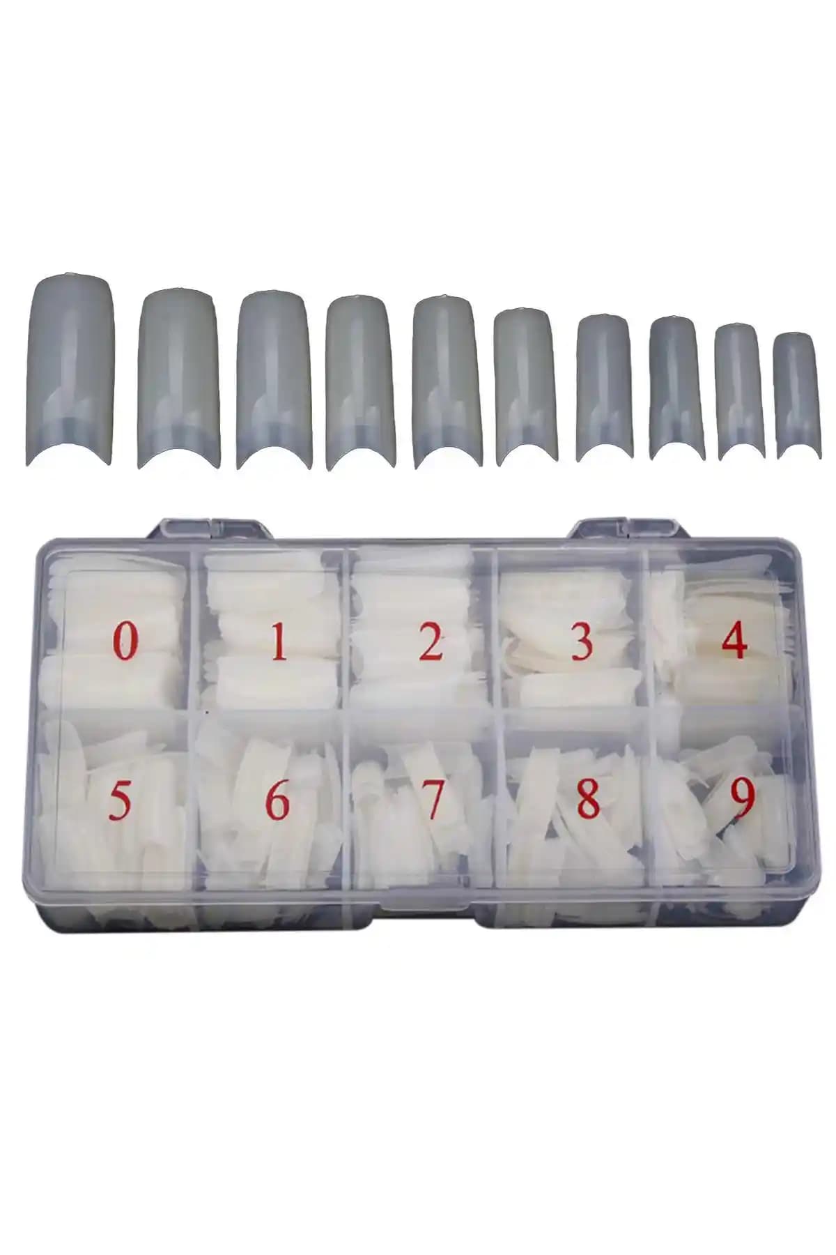 MOZIUR 500'lü Yarım Ay Takma Tırnak Tips - Estetik ve Pratik Uygulama İçin Güvenilir Ürün