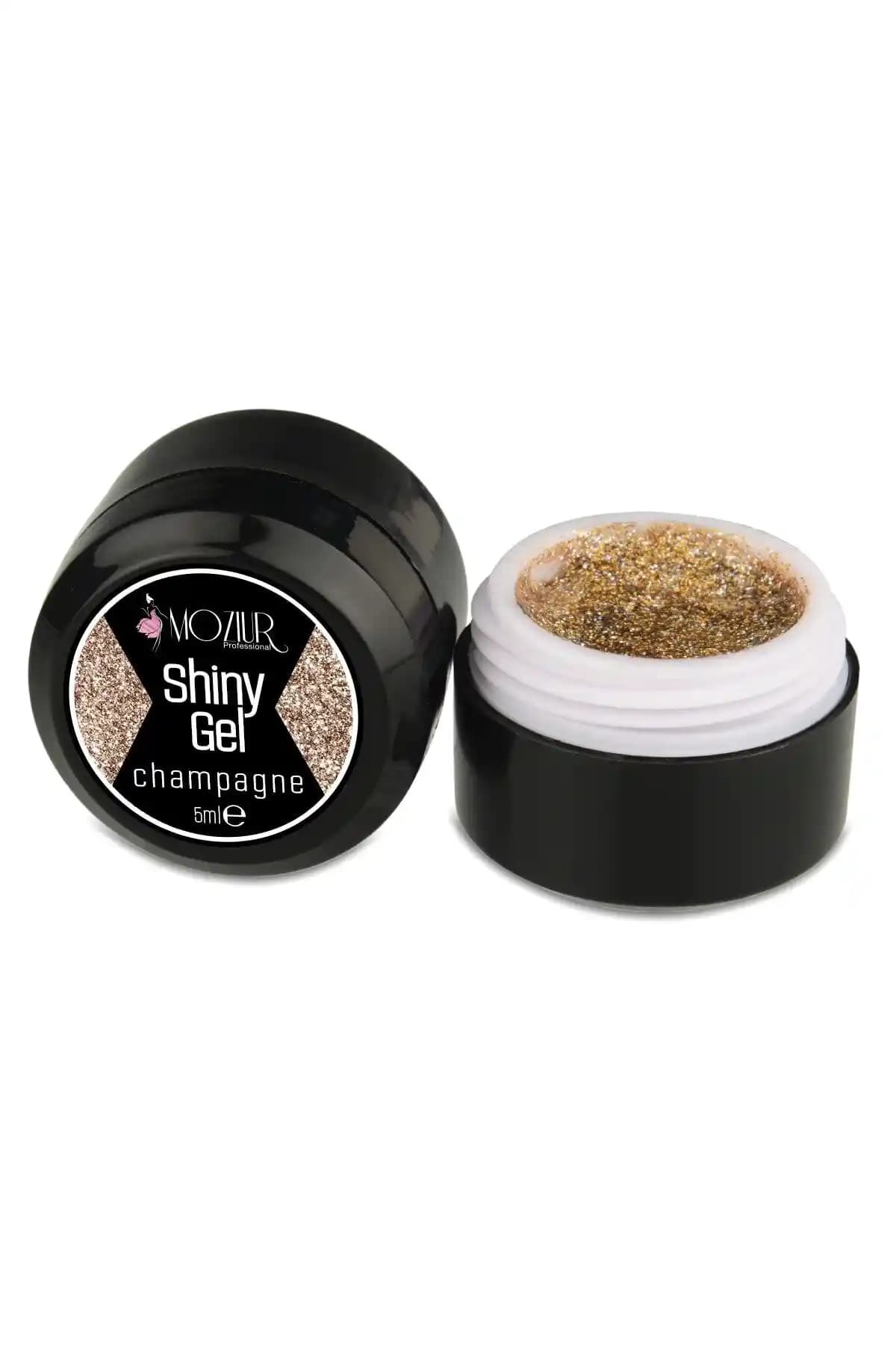MOZIUR Shiny Jel 5ml Champagne Parlak ve Yoğun Pigmentli Göz Makyajı Jeli