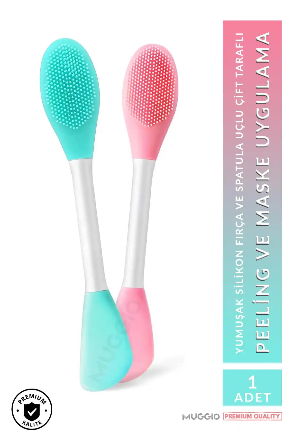 Muggio Çift Taraflı Silikon Maske Uygulama Spatulası ve Peeling Fırçası Ürün İncelemesi