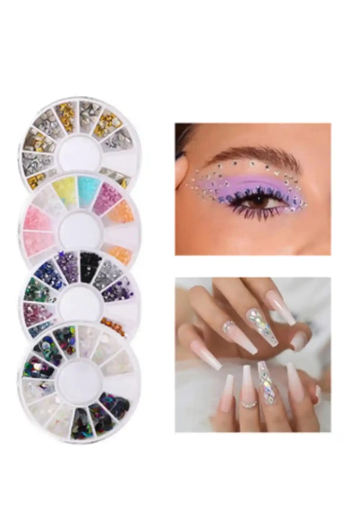 Nail Master 4'lü Nail Art Taş Seti ile Yaratıcı ve Güvenilir Tırnak Dekorasyonu Deneyimi