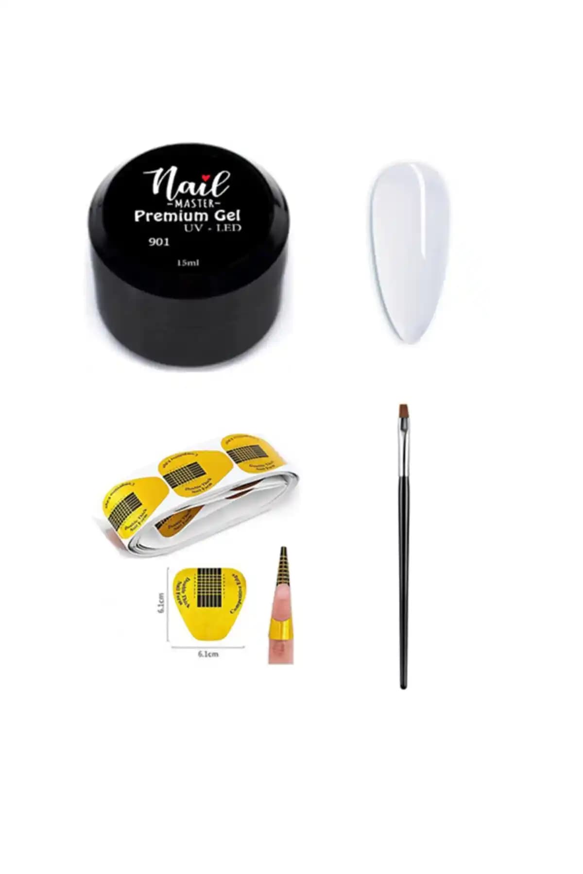 Nail Master Protez Tırnak Jeli 15ml Güçlendirme ve Estetik İçin Profesyonel Çözüm