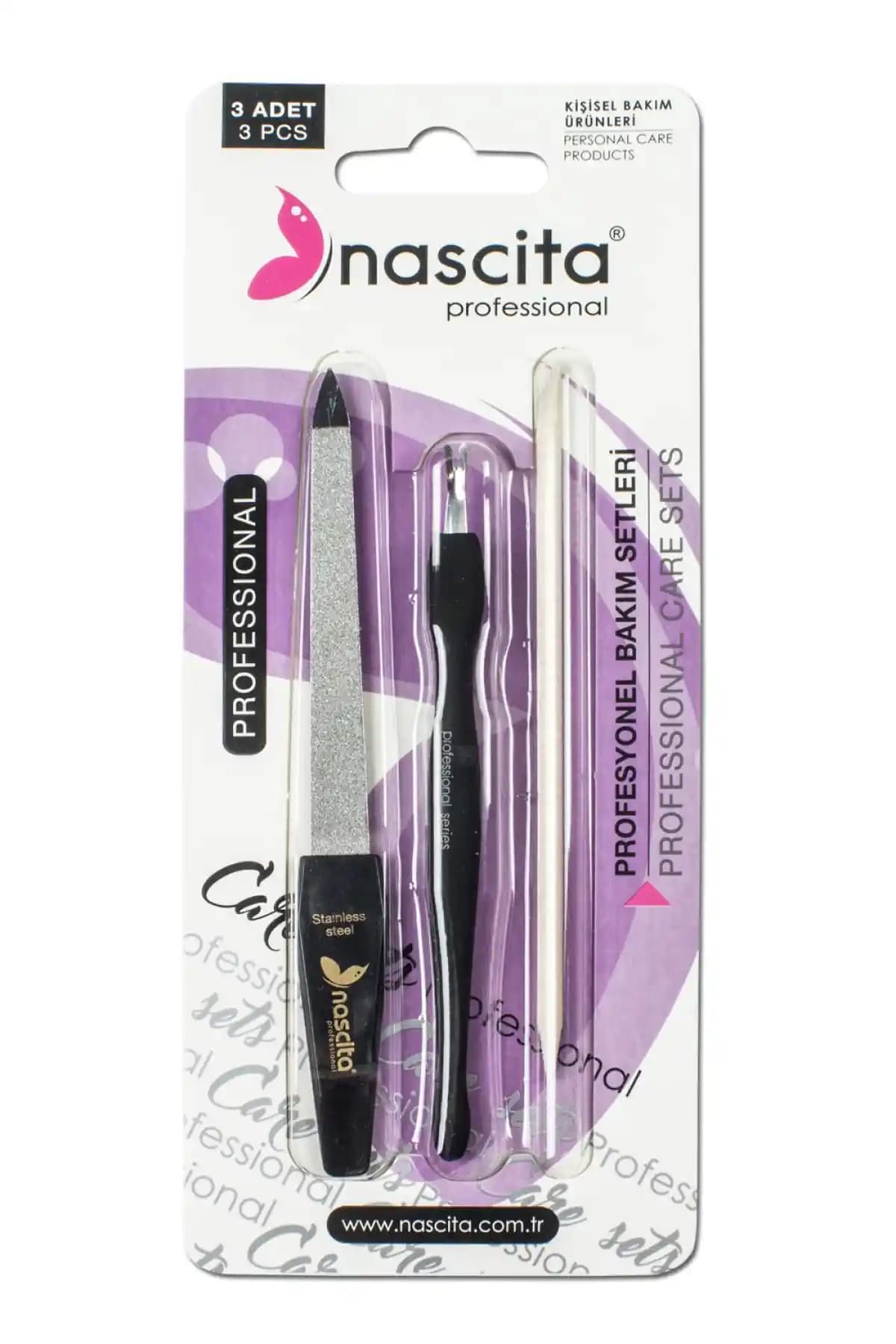 Nascita 3'lü Tırnak Bakım Seti Sağlıklı ve Güzel Tırnaklar İçin Yüksek Kalite Ürün