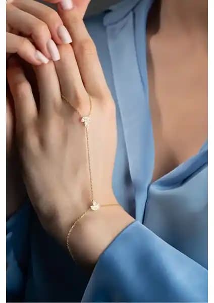 Nereze 925 Ayar Gümsü<üş> Gold Kaplama Lotus Çiçeği Şahmeran Bileklik Ürün Tanıtımı ve Özellikleri